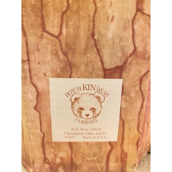 Granny Kin Bear Plush by Hotchkin Bear Company 20" Vintage 1990 Original Box - Picture 5 of 10